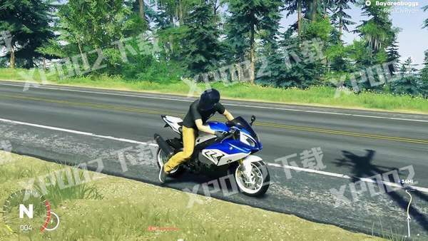 摩托骑手交通比赛3D