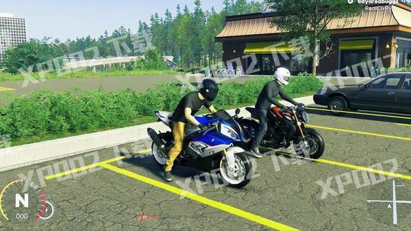 摩托骑手交通比赛3D